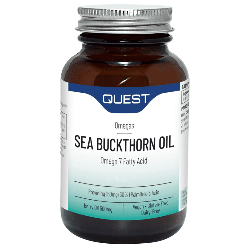 Quest Vitamins Sea Buckthorn Oil Omega 7 Fatty Acid 120s
