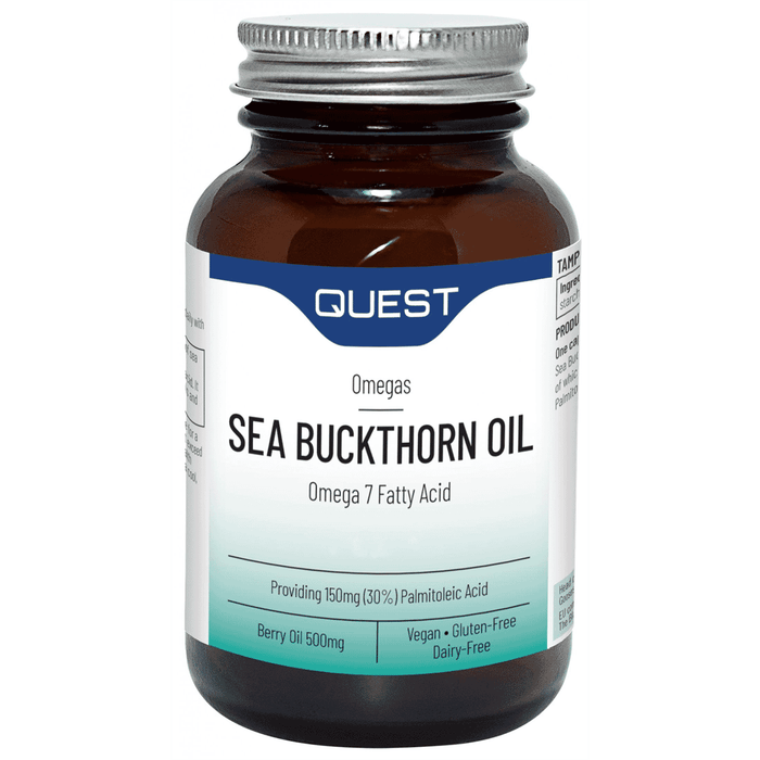 Quest Vitamins Sea Buckthorn Oil Omega 7 Fatty Acid 120s