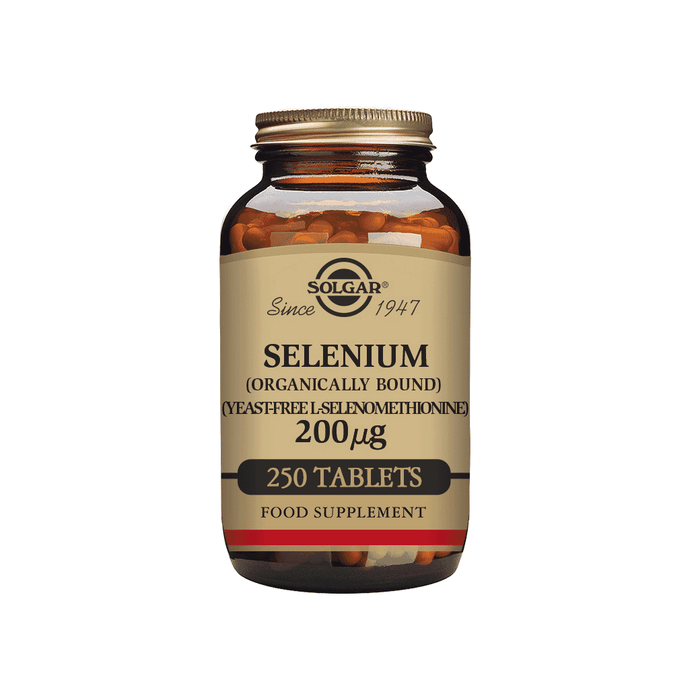 Solgar Selenium 200ug Yeast Free Tablets 250s