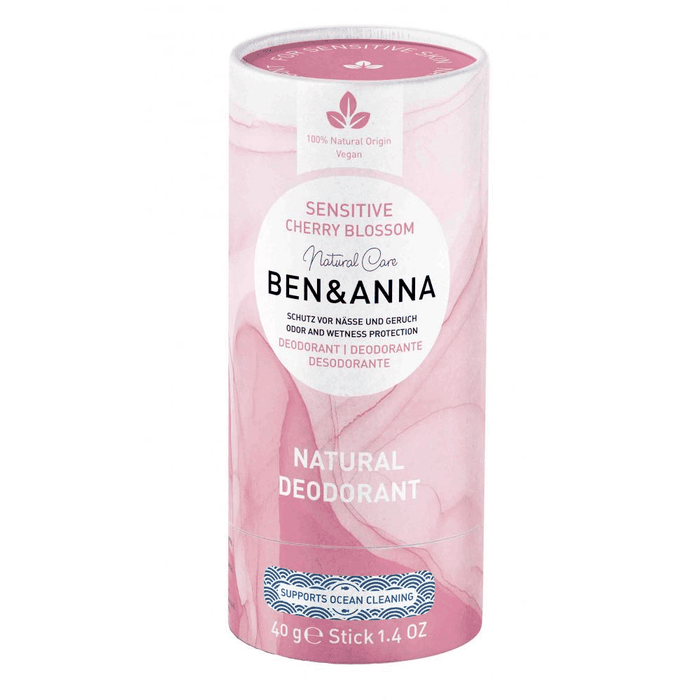 Ben & Anna Sensitive Cherry Blossom Natural Deodorant 40g