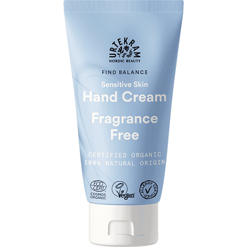 Urtekram Sensitive Skin Hand Cream Fragrance Free 75ml