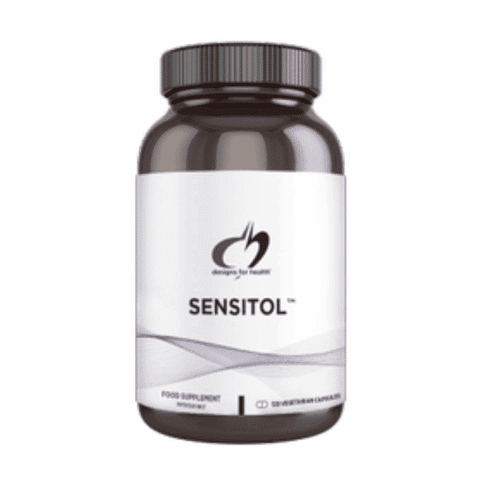 Designs For Health Sensitol 120 capsules bottle and supplement packaging