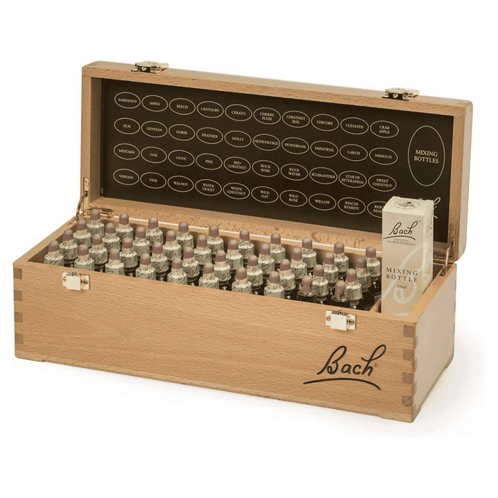 Bach Flower Remedies Set of Original Bach Flower Remedies 38 x 20ml in Wooden Box