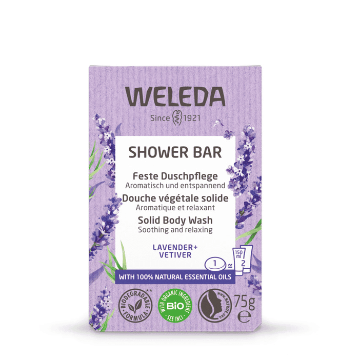 Weleda Shower Bar Lavender + Vetiver 75g