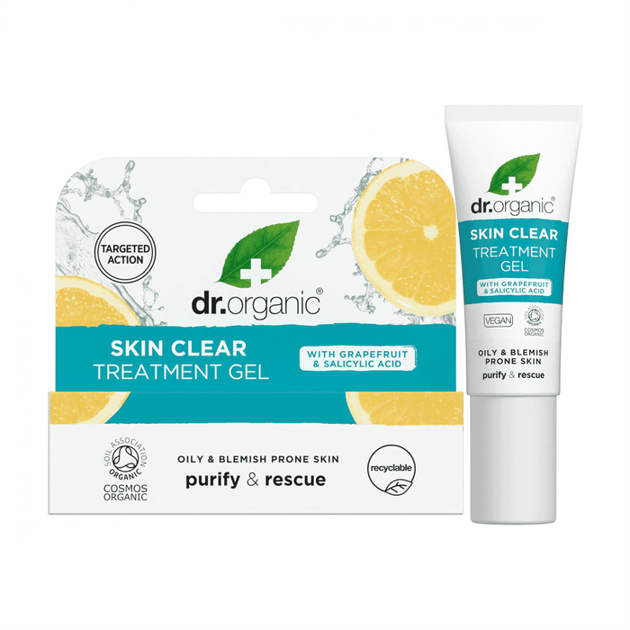 Dr Organic Skin Clear Treatment Gel with Grapefruit & Salicylic Acid 10ml