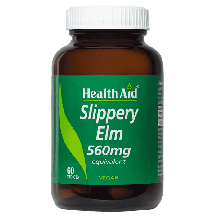 Health Aid Slippery Elm 560mg 60s
