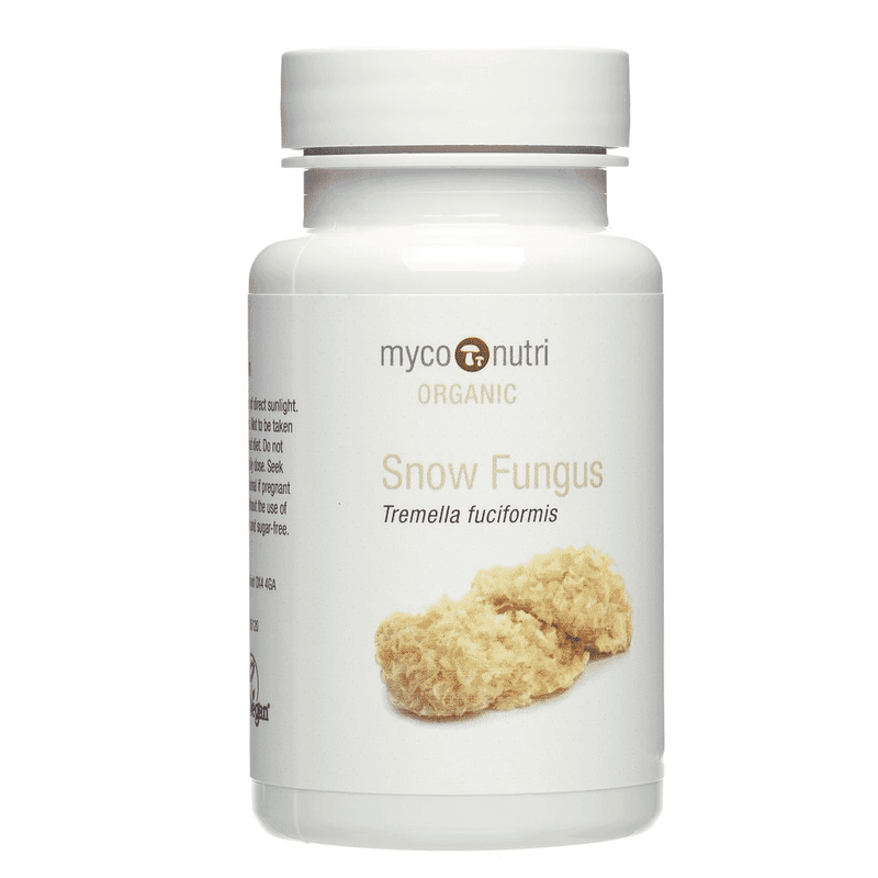 MycoNutri Snow Fungus (Organic) Capsules 60s - Dennis the Chemist