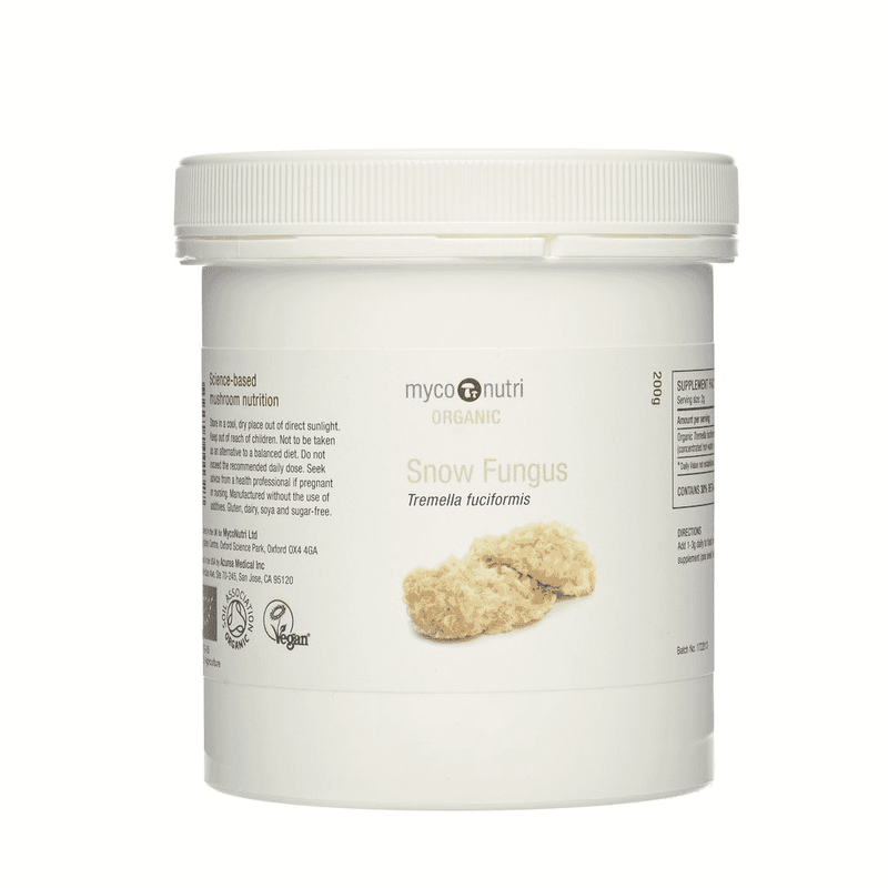 MycoNutri Snow Fungus (Organic) Powder 200g - Dennis the Chemist