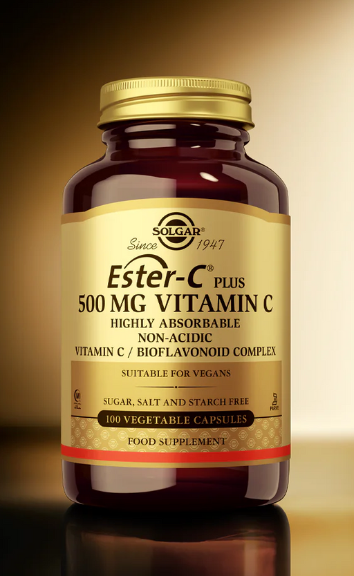Solgar Ester-C Plus 500mg Vitamin C 100 Vegetable Capsules - Dennis the Chemist