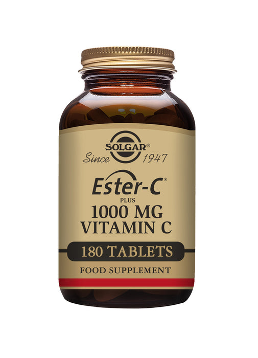 Solgar Ester-C Plus 1000mg Vitamin C 180's (TABLETS) - Dennis the Chemist