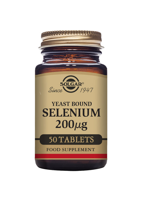 Solgar Yeast Bound Selenium 200ug 50's