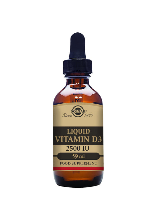 Solgar Liquid Vitamin D3 2500iu 59ml - Dennis the Chemist