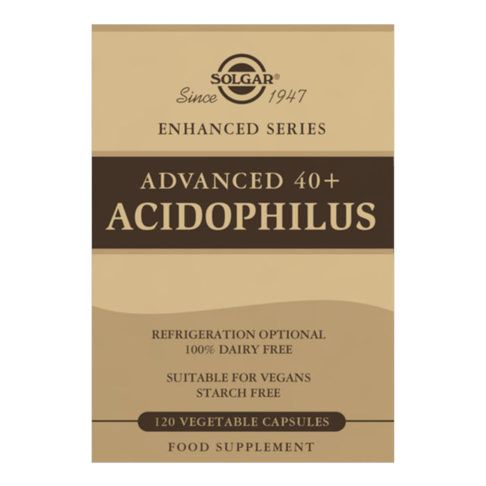 Solgar Advanced 40+ Acidophilus 120's - Dennis the Chemist