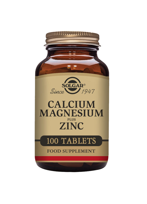 Solgar Calcium Magnesium Plus Zinc 100's - Dennis the Chemist