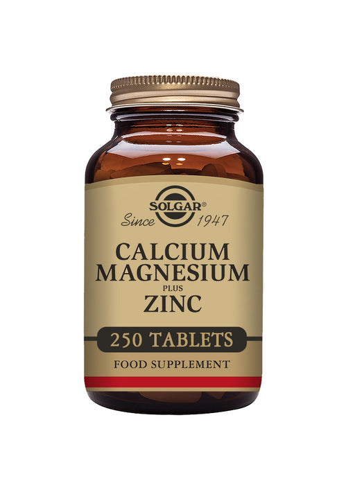 Solgar Calcium Magnesium Plus Zinc 250s - Dennis the Chemist