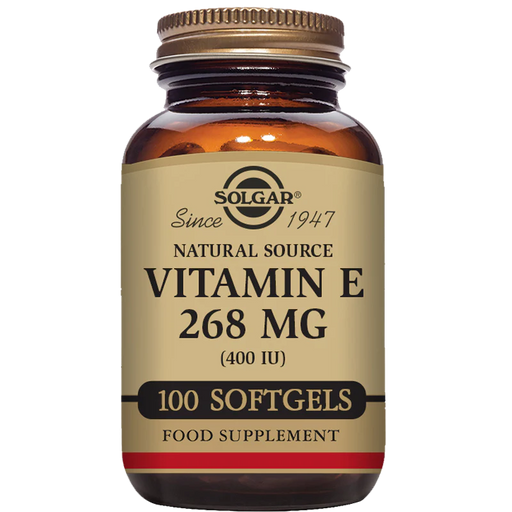 Solgar Natural Source Vitamin E 268mg (400iu) 100 Softgels - Dennis the Chemist