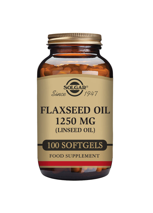 Solgar Flaxseed Oil 1250mg 100's - Dennis the Chemist