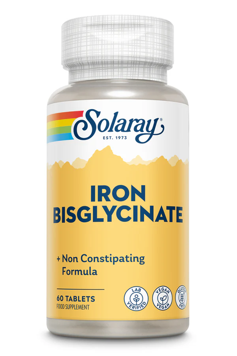 Solaray Iron Bisglycinate 60s - Dennis the Chemist