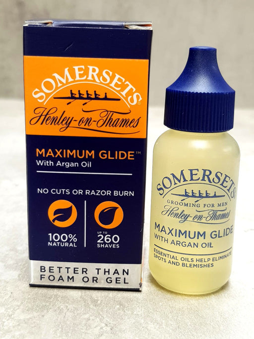 Somersets Maximum Glide with Argan Oil English Shaving Oil (Orange) 35ml - Dennis the Chemist