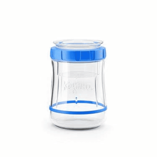Kefirko 900ml sourdough fermenter with glass jar, lid, and fermentation lid for bread dough fermentation.