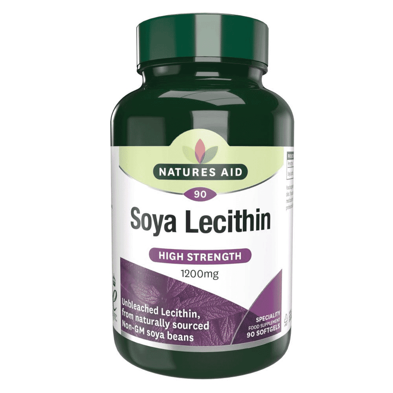 Natures Aid Soya Lecithin (High Strength) 1200mg 90s