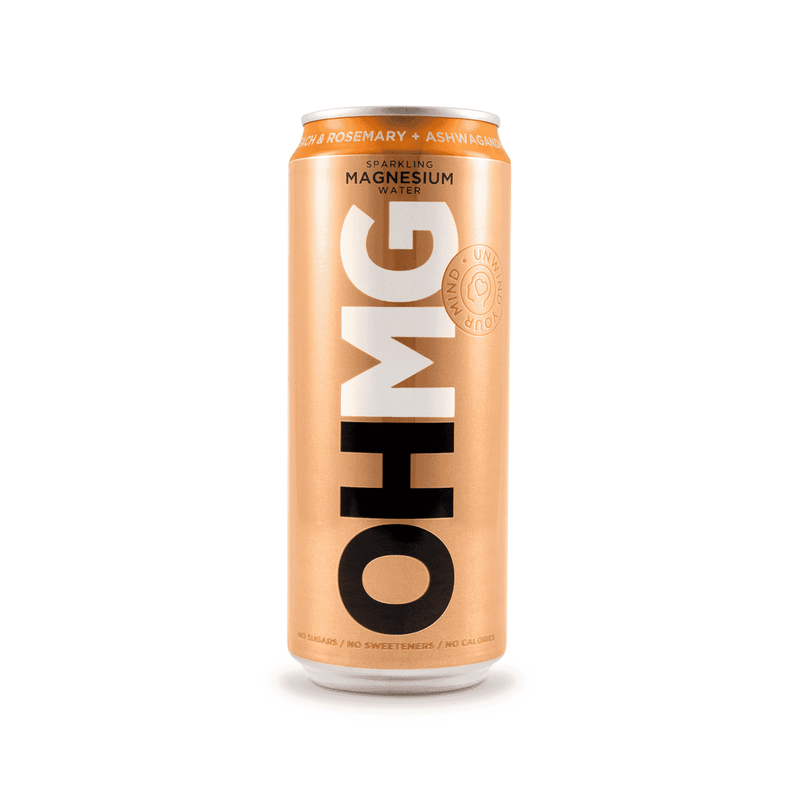 Sparkling Magnesium Water Peach & Rosemary + Ashwagandha 330ml