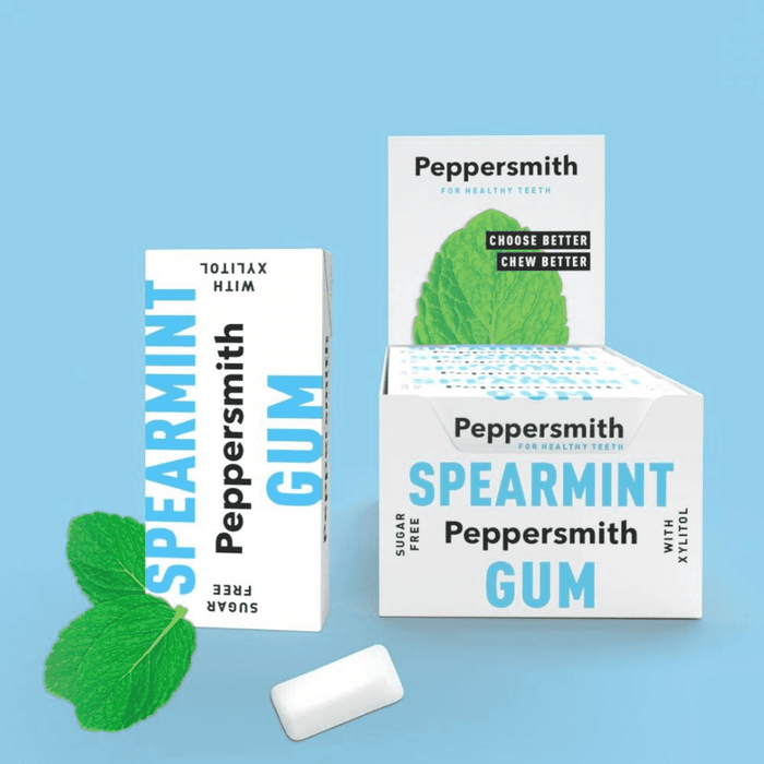 Peppersmith Spearmint Gum 12 x 15g CASE