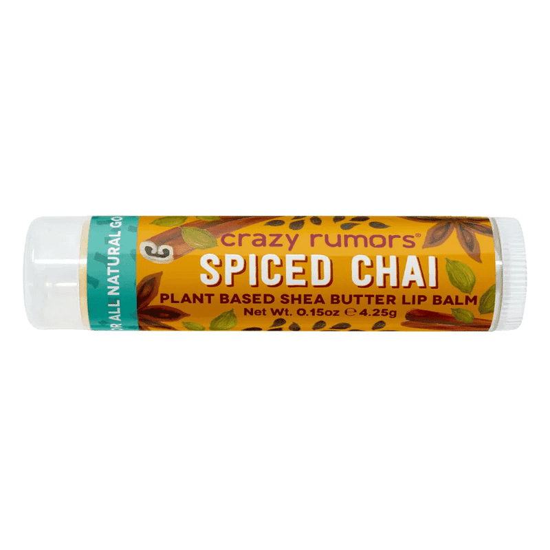Crazy Rumors Spiced Chai Lip Balm Plant Based Shea Butter Lip Balm 4.25g