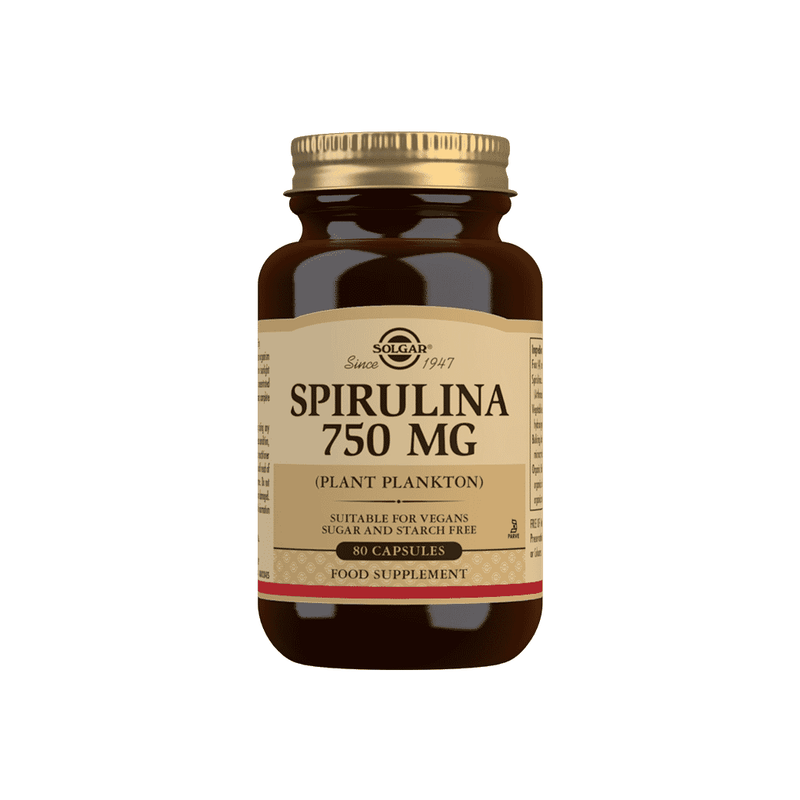 Solgar Spirulina 750mg 80s - Dennis the Chemist