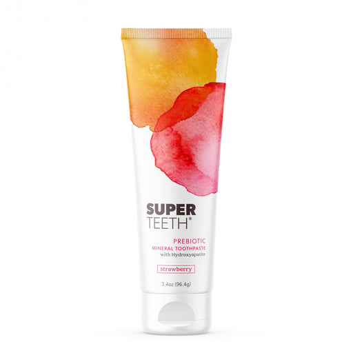 Superteeth Prebiotic Mineral Toothpaste with Hydroxyapatite Strawberry 3.4oz - Dennis the Chemist