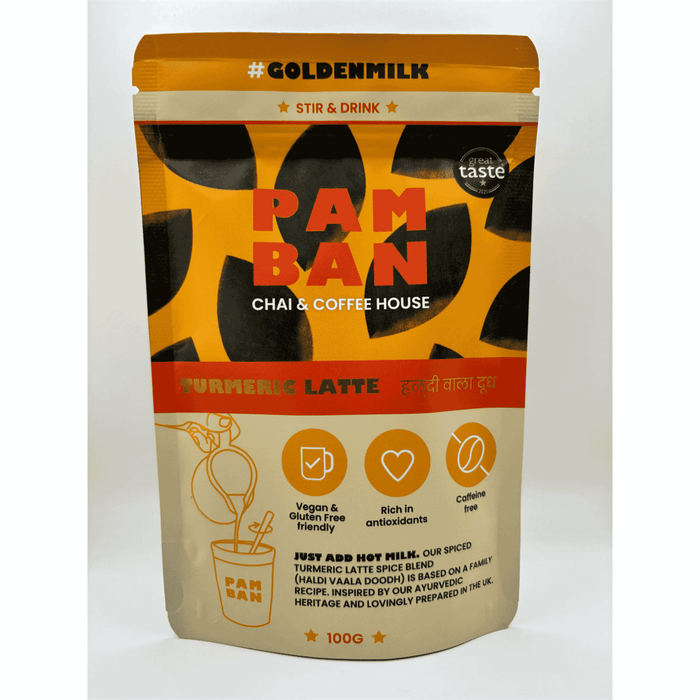 Pamban Chai & Coffee House Stir & Drink Turmeric Latte 100g