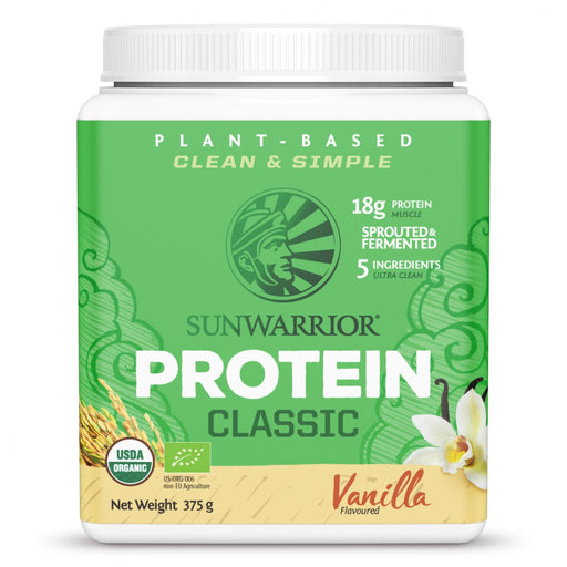 Sunwarrior Protein Classic Vanilla 375g (Green Tub) (Currently Unavailable) - Dennis the Chemist