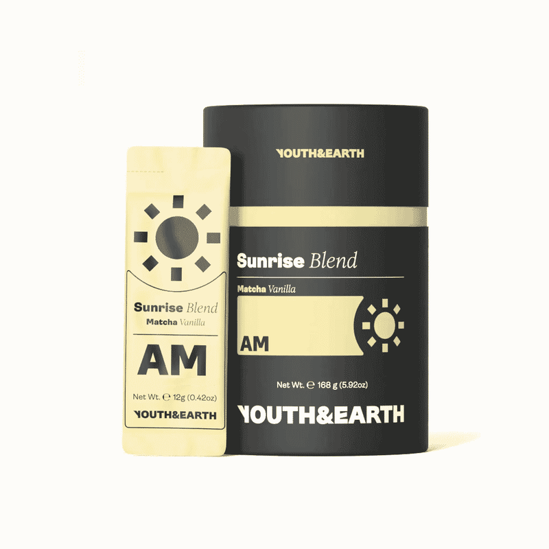 Youth & Earth Sunrise Blend, Vanilla Matcha AM 168g
