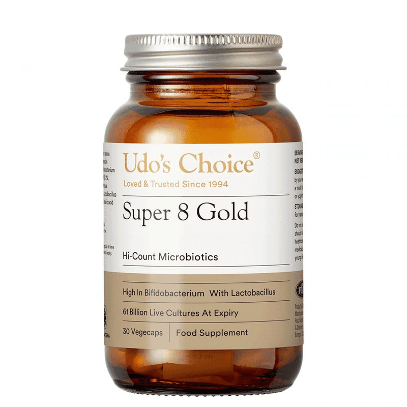 Udo's Choice Super 8 Gold Hi-Count Microbiotics 30s