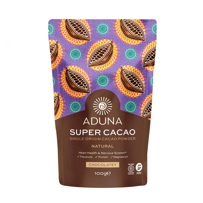 Aduna Super Cacao Single-Origin Cacao Powder Natural 100g