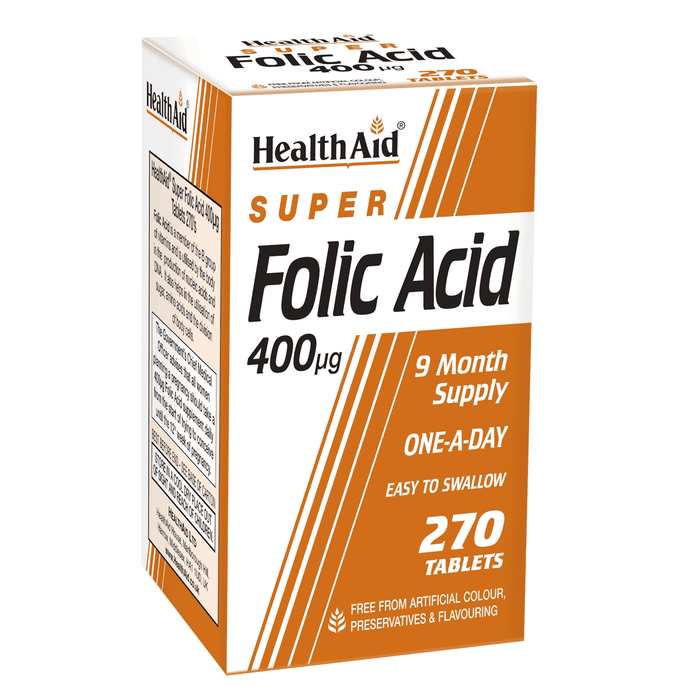 Health Aid Super Folic Acid 400ug  270s