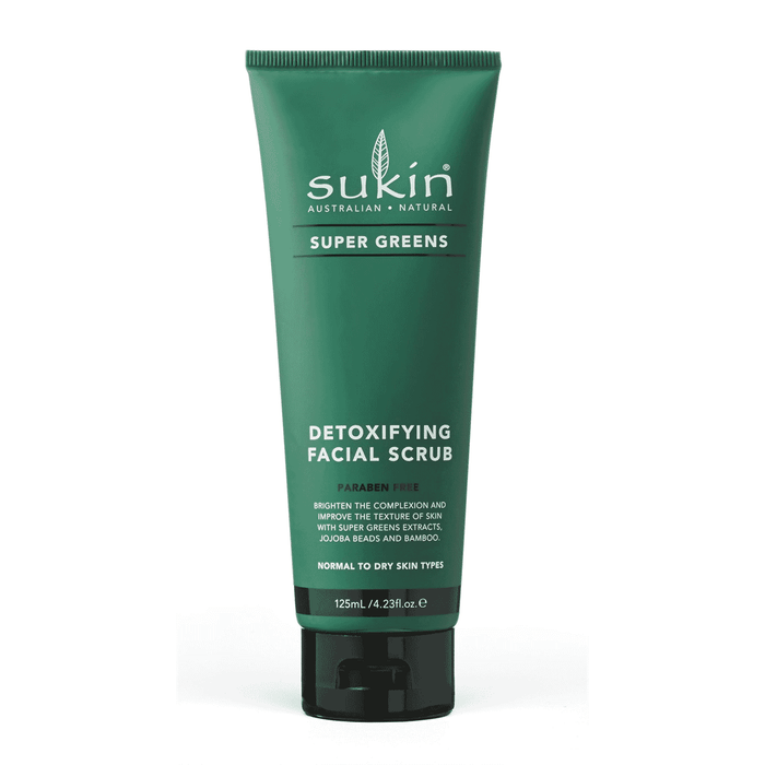 Sukin Super Greens Detoxifying Facial Scrub 125ml