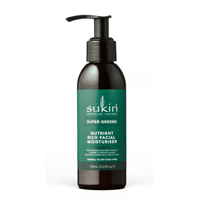 Sukin Super Greens Nutrient Rich Facial Moisturiser 125ml