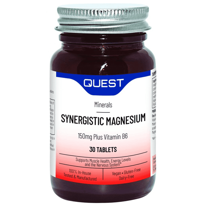 Quest Vitamins Synergistic Magnesium 150mg Plus Vitamin B6 30s