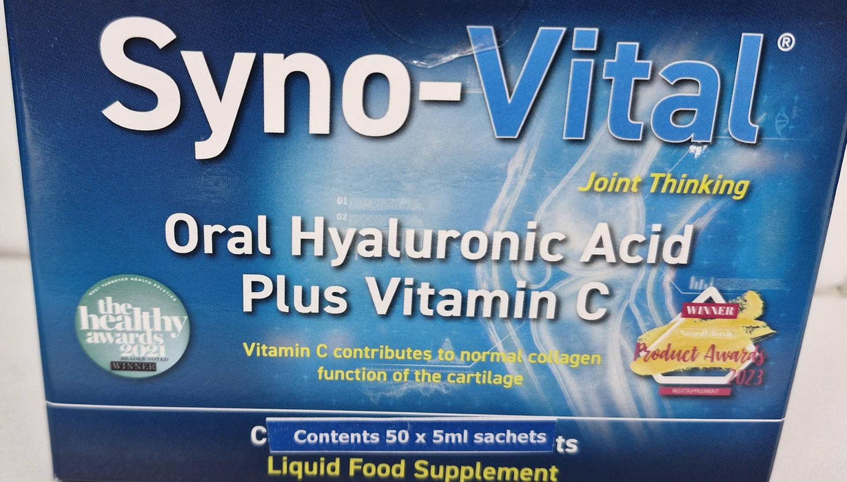 Syno-Vital syno vital Oral Hyaluronic Acid Plus Vitamin C 5ml 50 Sachets