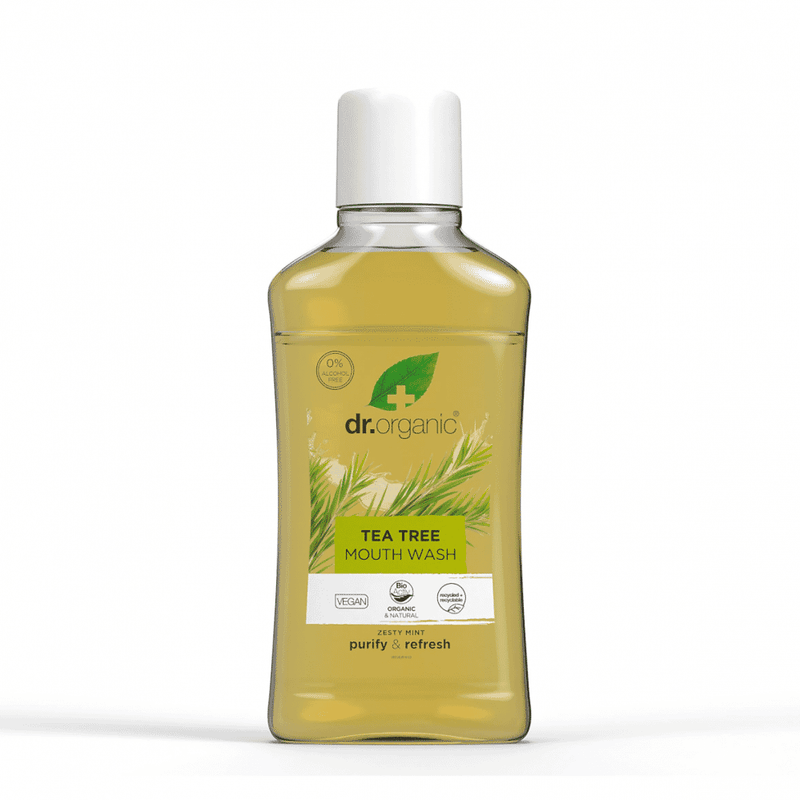 Dr Organic Tea Tree Mouth Wash 500ml