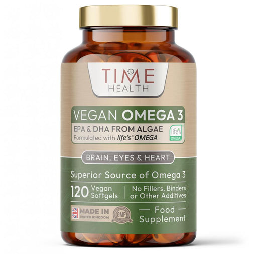 Time Health Vegan Omega 3 120s - Dennis the Chemist