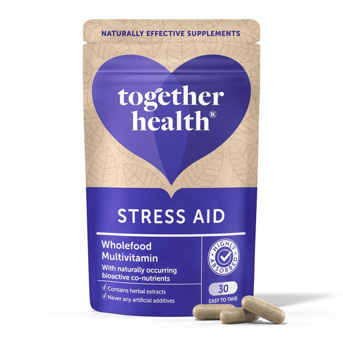 Together Health Stress Aid Wholefood Multivitamin 30's