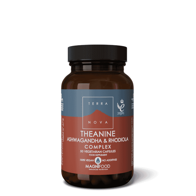 Terranova Theanine, Ashwagandha & Rhodiola Complex 50s