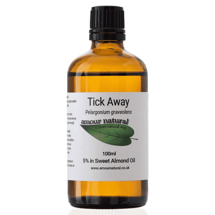 Amour Natural Tick Away 5% in Sweet Almond Oil 100ml