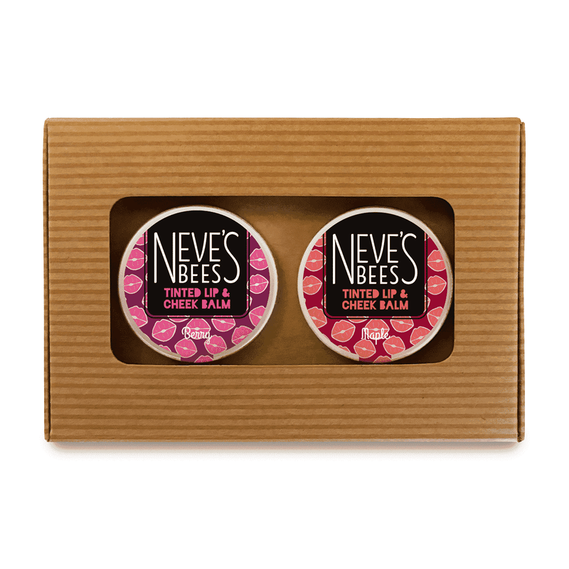 Tinted Lip & Cheek Balm Duo Gift Set - Berry & Maple 24g