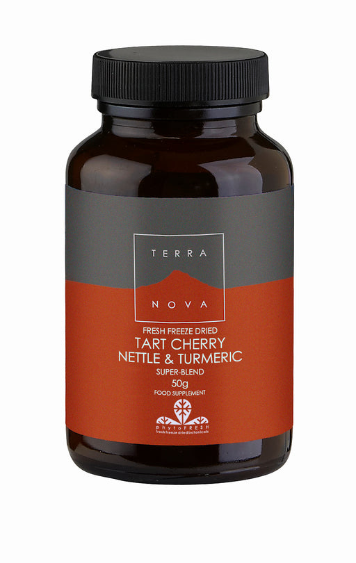 Terranova Tart Cherry Nettle & Turmeric 50g - Dennis the Chemist