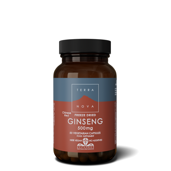 Terranova Ginseng Chinese Red 500mg 50's - Dennis the Chemist
