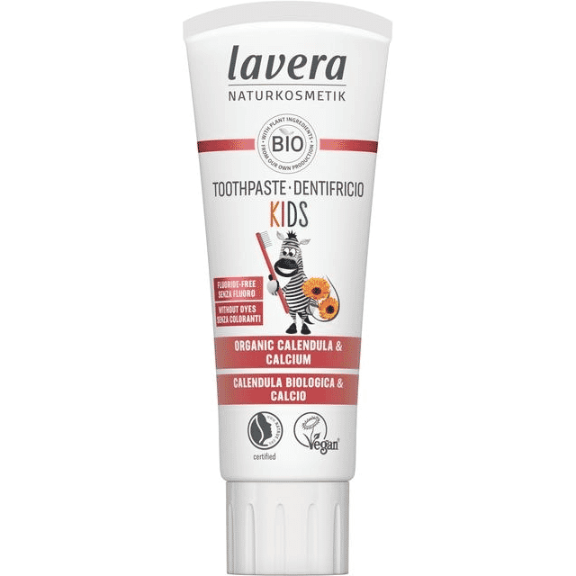 Lavera Toothpaste Kids Fluoride Free Organic Calendula & Calcium 75ml