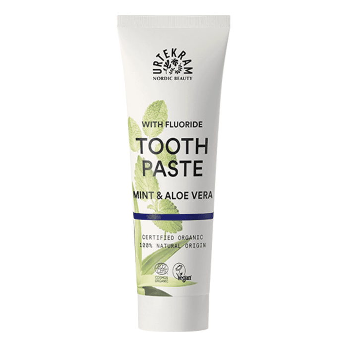 Urtekram Toothpaste Mint & Aloe Vera with Fluoride 75ml